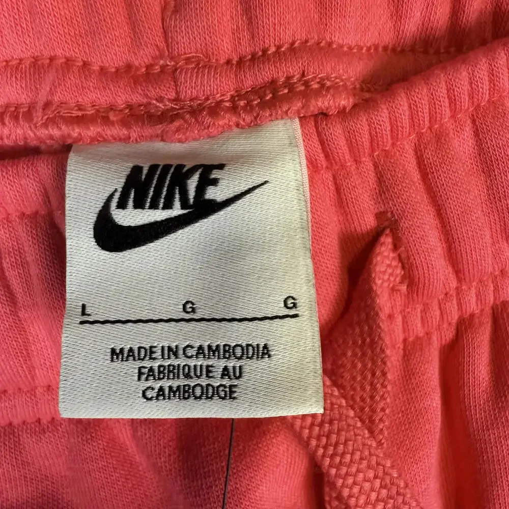 Nike Sportswear Club Fleece womens Jogger Ribbed Cuffs BV2737-657 PINK L Unisex
